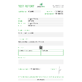 NPP 150 Lab Test Results