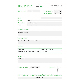 NPP 150 Lab Test Results
