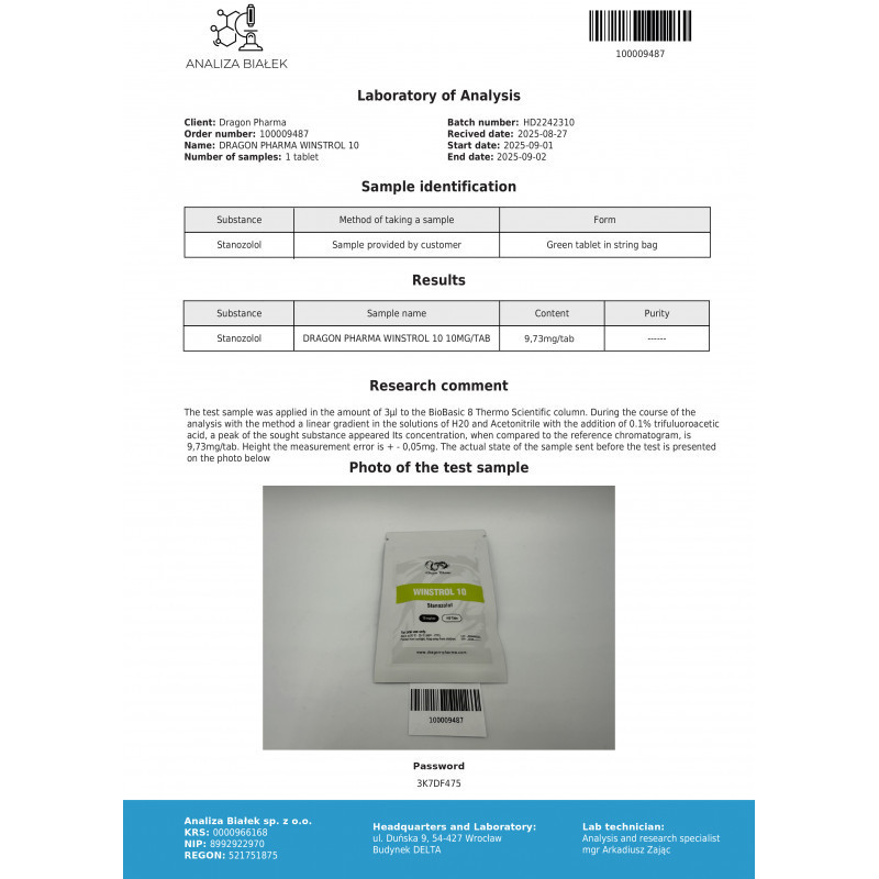 Winstrol Oral 10mg