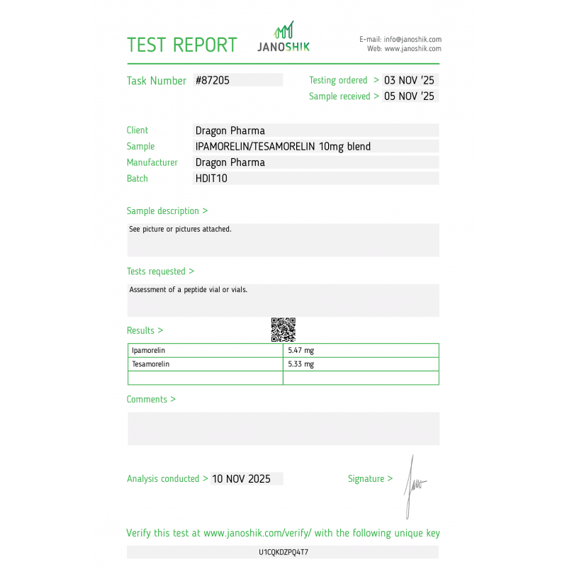 Ipamorelin / Tesamorelin 5mg